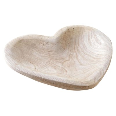 Plateau coeur en paulownia 26 cm AUBRY GASPARD
