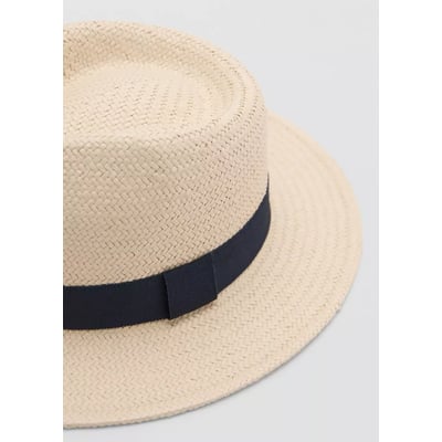 Chapeau fibre naturelle nœud MANGO