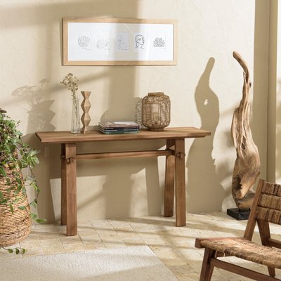 Console d'entrée en teck recyclé 140 cm SWING PIER IMPORT