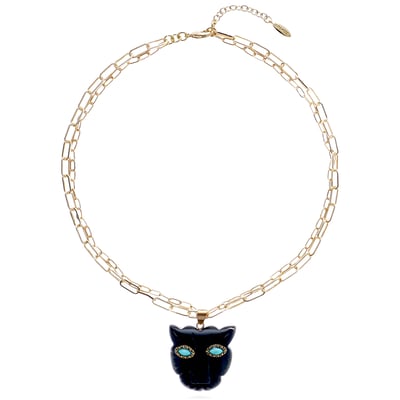 Collier double chaînes avec charm FABELLA HIPANEMA