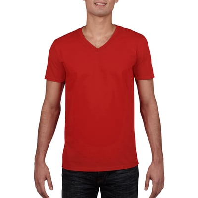 T-shirt manches courtes à col V SOFTSTYLE GILDAN