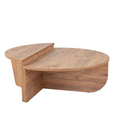 Lot de 2 tables basses en bois- ASYA DRAWER