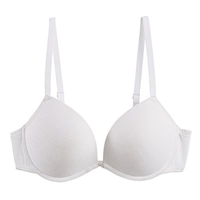Cottone Plain Push-Up Bra LA REDOUTE COLLECTIONS