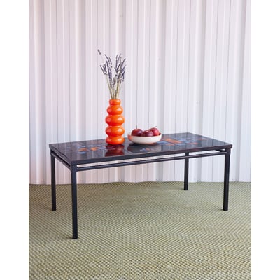 Table basse en céramique années 60 Donna N°1102 - Bon état DEBONGOUT