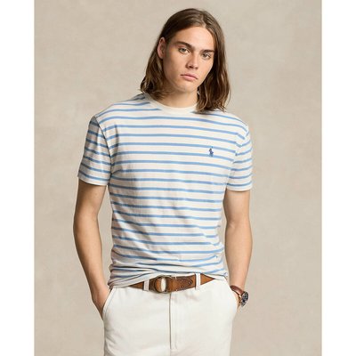 Blauw wit gestreept shirt heren clearance