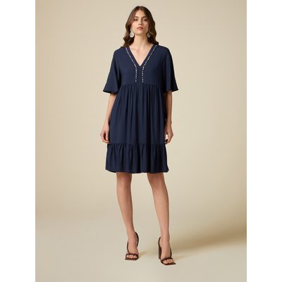Robe évasée avec profil bicolore OLTRE