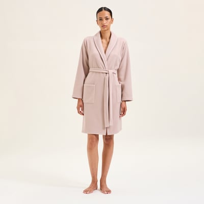 Robe de chambre col châle en polaire NINON LAURENCE TAVERNIER