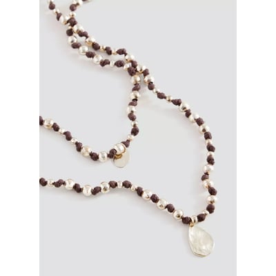 Collier pendentif lettre MANGO TEEN