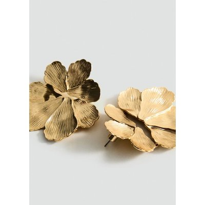 Boucles d'oreilles fleurs texturées MANGO