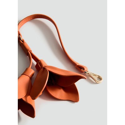Porte-clé similicuir à fleurs MANGO