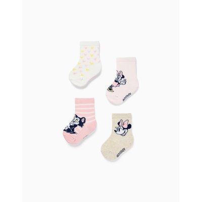 4 paires de chaussettes avec imprimés Minnie et Figaro ZIPPY