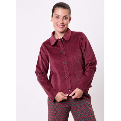 Veste courte velours côtelé bio LYSIANE PRINCESSE NOMADE