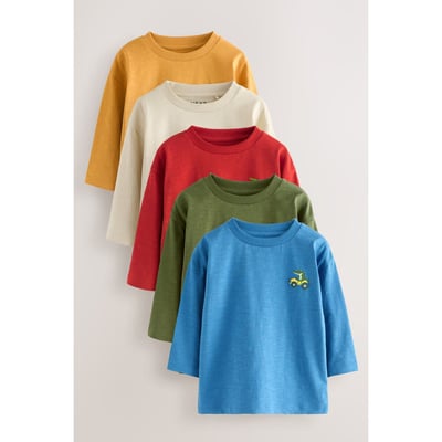 T-shirt à manches longues, lot de 5 NEXT