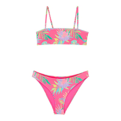 Ensemble 2 pièces bikini bandeau deux pièces AQUARELLA SET. ROXY