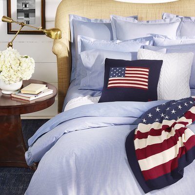 Housse de couette en percale de coton, OXFORD RALPH LAUREN HOME