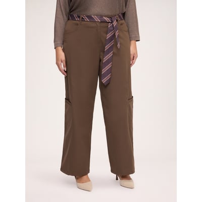 Pantalon cargo avec ceinture FIORELLA RUBINO