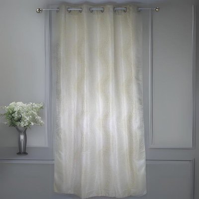 Rideau Jacquard  - Effet "Bulles" LINDER