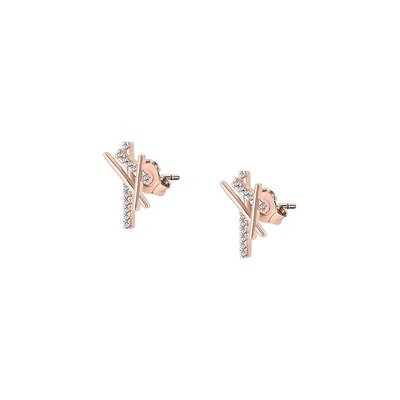 Boucles d'oreilles en argent 925 et oxyde de zirconium CLEOR