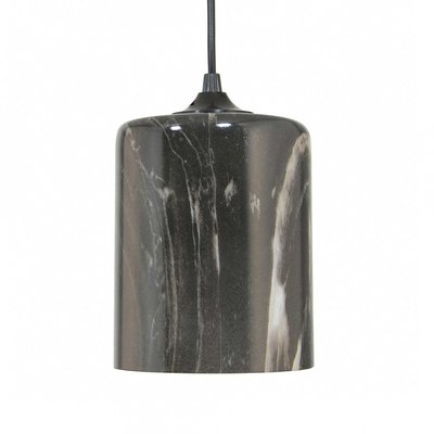 Suspension cylindrique en verre peint, JING C-CREATION