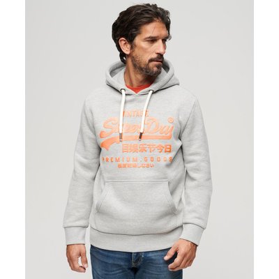 Sweat à capuche fluo SUPERDRY