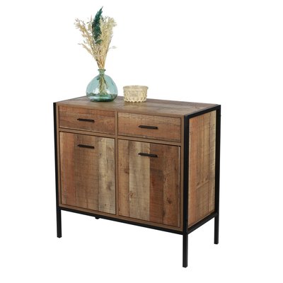 Commode Riverside - 2 tiroirs et 2 portes TOILINUX