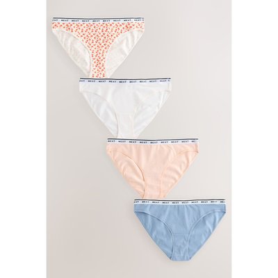 Culotte en coton à logo, lot de 4 NEXT