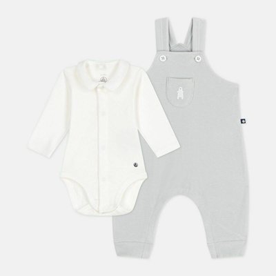 Completo salopette e body PETIT BATEAU