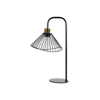 Lampe De Bureau Filaire Noire Et Dorée OSTARIA