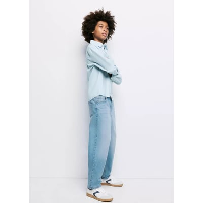 Jean straight fit en coton MANGO KIDS