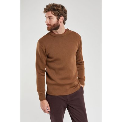 Pull marin à boutons uni col rond FOUESNANT ARMOR-LUX