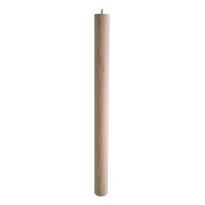Pied De Table Haute Bois H710 Mm X D58 Mm EVOLUDIS