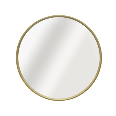 Miroir décoratif rond en Bois naturel, NORDIK INSPIRE