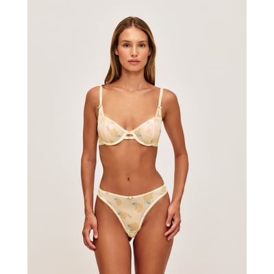 Soutien-gorge corbeille en mesh fleuri STACIZ UNDIZ