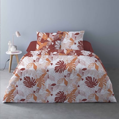 Housse De Couette 240x220 Chika Rouge + 2 Taies DECORATIE