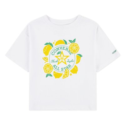 Crop Top Fille Marks And Spencer – Jaune à Fleurs, Boutonné, 4-5 Ans