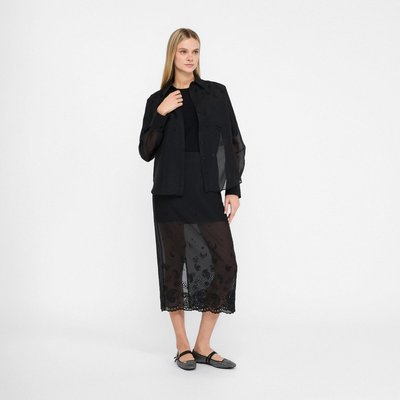 Chemise en organza avec broderies LIU JO