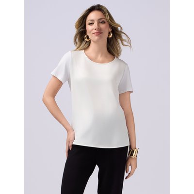T-shirt réalisé en jersey de coton mélangé OLTRE