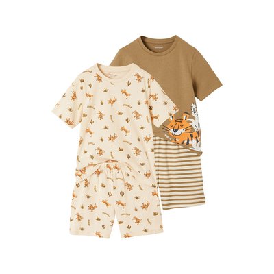 Lot de 2 pyjashorts tigre VERTBAUDET