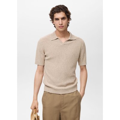 Polo coton maille structuré MANGO MAN