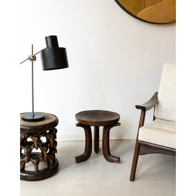 Tabouret en bois Regis N°353 - Bon état DEBONGOUT