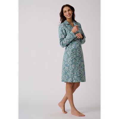 Liquette flanelle en coton manches longues DAMART