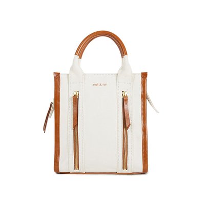 Sac à main en cuir avec bandoulière amovible MINI OPERA NAT & NIN