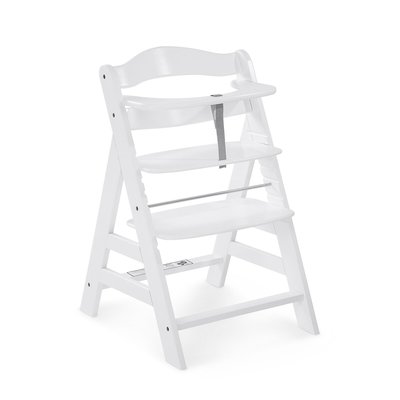 Alpha+ Wooden Highchair - White HAUCK