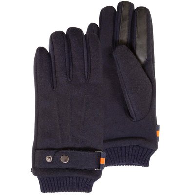 Gants tactiles en tissu lainé, doublés imitation fourrure ISOTONER