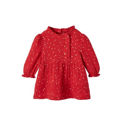 Robe en gaze de coton ouverture décalée VERTBAUDET