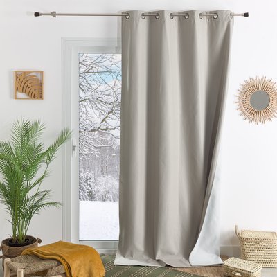 Rideau thermique occultant 100% doublure polaire HOME MAISON