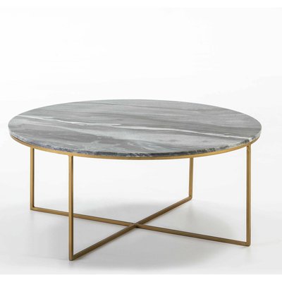 Table basse en marbre, ronde, Artariain RECOLLECTION