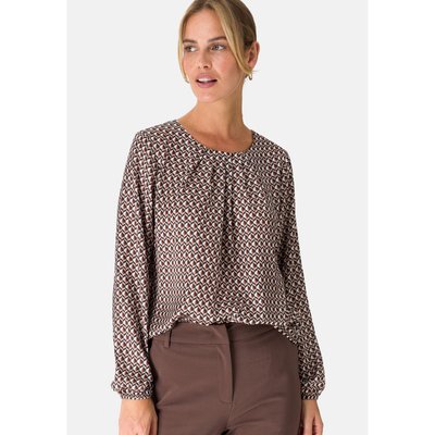 Blouse en satin avec imprimé ZERO