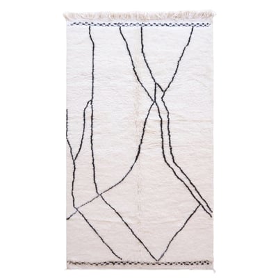 Tapis berbère élégant au style nord-africain en laine 165 x 265 cm AFK LIVING