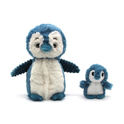 Peluche Iglou le pingouin maman et bébé LES DEGLINGOS